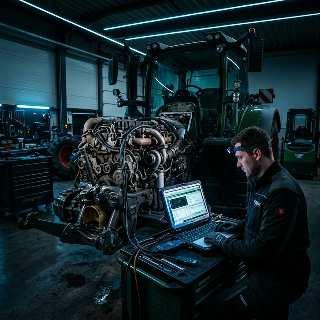 Yüksek teknoloji diyagnostik laptop ile chip tuning işlemi